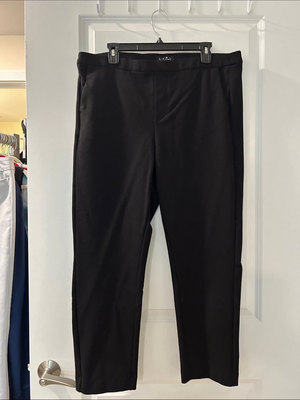 Liverpool Black Stretch Slim Dress Pants